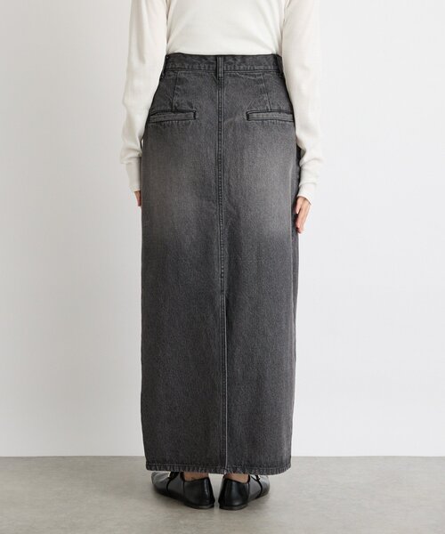 RIVE DROITE（リヴドロワ）の「【MONN.:.(モン)】タックコクーンマキシスカート（スカート・レディース・ブラック・38/36）」の8枚目の写真