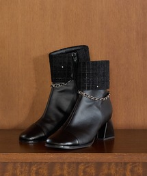 HARE | ツイードキリカエブーツ(HARE)(ブーツ)