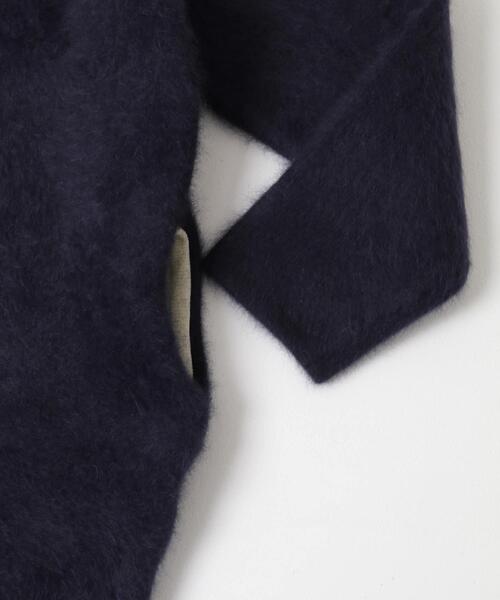 URBAN RESEARCH ROSSO WOMEN（アーバンリサーチ　ロッソ）の「『別注』ELENDEEK×ROSSO　CN RACCOON MIX WCD（カーディガン/ボレロ・レディース・アイボリー/ネイビー・2/1）」の10枚目の写真