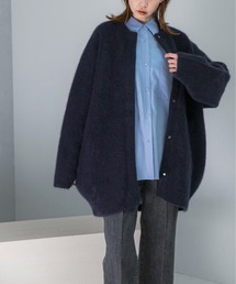 URBAN RESEARCH ROSSO WOMEN | 『別注』ELENDEEK×ROSSO CREW-NECK RACCOON MIX WCARDIGAN(カーディガン/ボレロ)