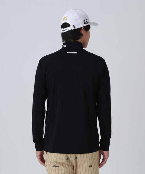 PEARLY GATES(パーリーゲイツ)の「【PEARLY GATES】綿ベア天竺長袖ハイネックカットソー(Tシャツ/カットソー・メンズ・ネイビー/グリーン系その他/ホワイト・SMALL/MEDIUM/LARGE/X-LARGE/XX-LARGE)」の11枚目の写真