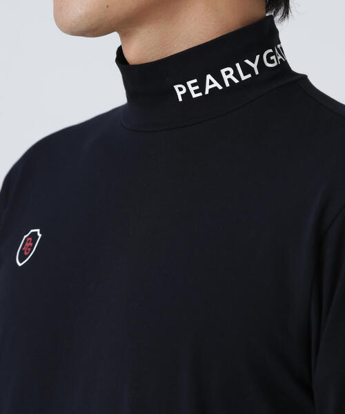 PEARLY GATES(パーリーゲイツ)の「【PEARLY GATES】綿ベア天竺長袖ハイネックカットソー(Tシャツ/カットソー・メンズ・ネイビー/グリーン系その他/ホワイト・SMALL/MEDIUM/LARGE/X-LARGE/XX-LARGE)」の12枚目の写真
