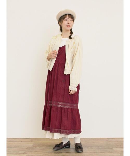 Samansa Mos2(サマンサ モスモス)の「ランダム刺繍入りブラウス(シャツ/ブラウス・レディース・キナリ/ブラック/グリーン/ボルドー・F)」の13枚目の写真