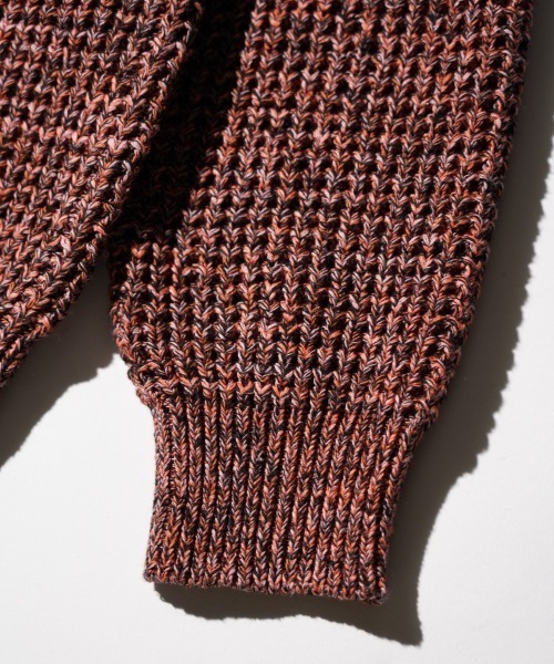 SUNNY  SPORTS（サニースポーツ）の「SUNNY SPORTS サニースポーツ / WAFFLE MIX CREW SWEATER（ニット/セーター・メンズ・レッド/オレンジ/グレー・LARGE/MEDIUM）」の12枚目の写真