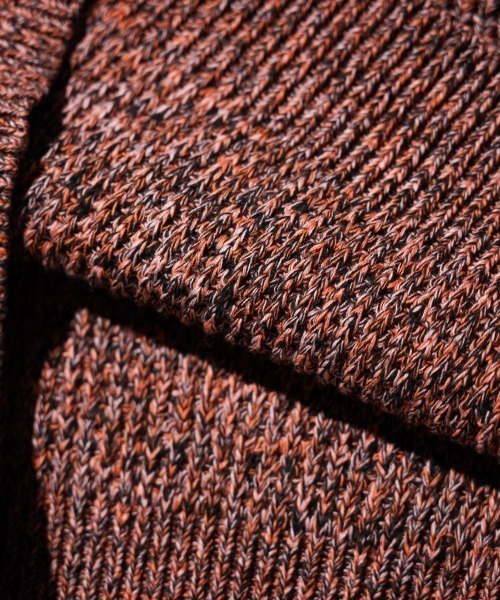 SUNNY  SPORTS（サニースポーツ）の「SUNNY SPORTS サニースポーツ / WAFFLE MIX CREW SWEATER（ニット/セーター・メンズ・レッド/オレンジ/グレー・LARGE/MEDIUM）」の13枚目の写真