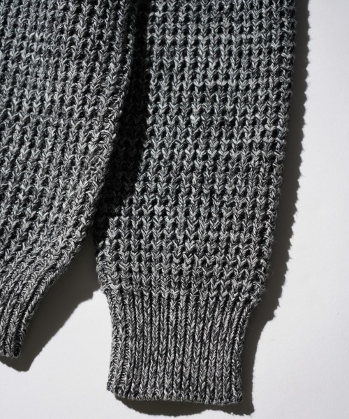 SUNNY  SPORTS（サニースポーツ）の「SUNNY SPORTS サニースポーツ / WAFFLE MIX CREW SWEATER（ニット/セーター・メンズ・レッド/オレンジ/グレー・LARGE/MEDIUM）」の18枚目の写真