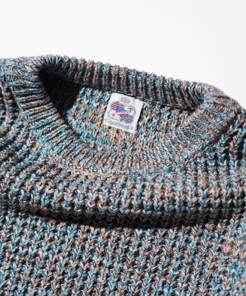 SUNNY  SPORTS（サニースポーツ）の「SUNNY SPORTS サニースポーツ / WAFFLE MIX CREW SWEATER（ニット/セーター・メンズ・レッド/オレンジ/グレー・LARGE/MEDIUM）」の21枚目の写真