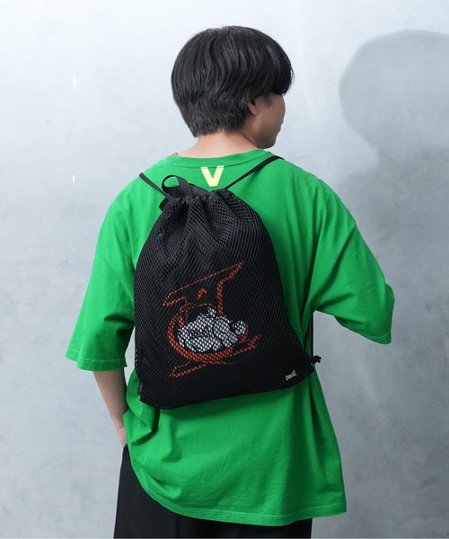 SAC'S BAR セレクト（サックスバーセレクト）の「【STREET FIGHTER/ストリートファイター】 ナップザック（バックパック/リュック・メンズ・グレー/ブラック・FREE）」の2枚目の写真