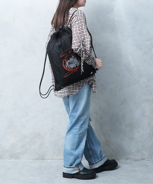 SAC'S BAR セレクト（サックスバーセレクト）の「【STREET FIGHTER/ストリートファイター】 ナップザック（バックパック/リュック・メンズ・グレー/ブラック・FREE）」の10枚目の写真