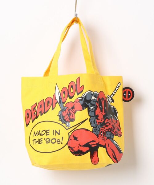 MARVEL(マーベル)の「【 MARVEL 】 カラーマチ付きバッグ 25F9(エコバッグ/サブバッグ・レディース・イエロー/ピンク/ブルー・FREE)」の2枚目の写真