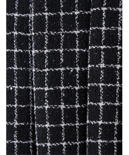 ツイードボリュームミディワンピース（ワンピース）｜Darich