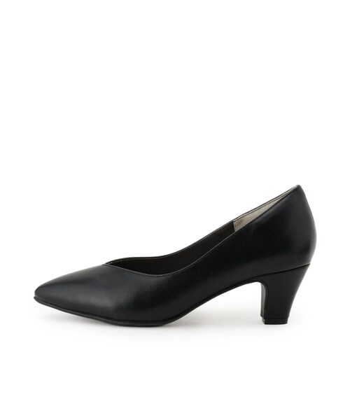 SHOO・LA・RUE(シューラルー)の「【セレモニー】5cmヒールパンプス(パンプス・レディース・ブラック/アイボリー・35/45)」の5枚目の写真