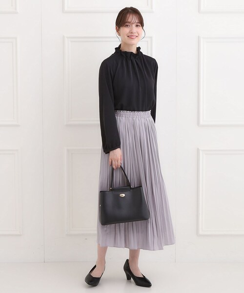 SHOO・LA・RUE(シューラルー)の「【セレモニー】5cmヒールパンプス(パンプス・レディース・ブラック/アイボリー・35/45)」の9枚目の写真