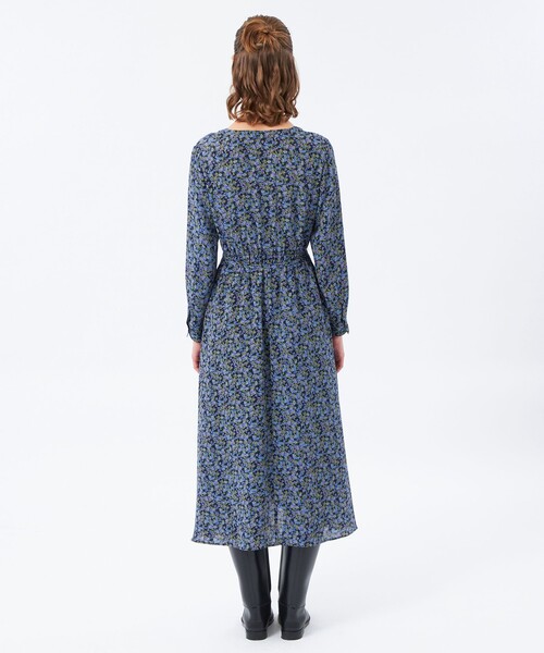 MACKINTOSH PHILOSOPHY(マッキントッシュ フィロソフィー)の「リトルフラワープリントワンピース(ワンピース・レディース・イエロー系その他3/ダークネイビー・36/38)」の7枚目の写真