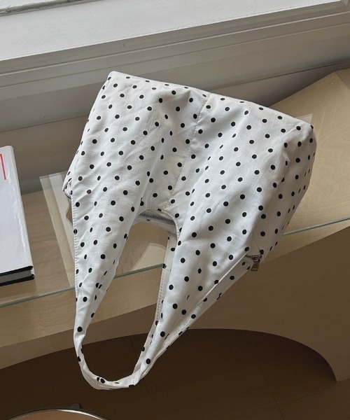 .KOM(ドットコム)の「A'GEM/9 × .kom 『.KOM/ドットケーオーエム』 Casual Polka Dot Large Capacity Bag/カジュアル ドットパターン 大容量バッグ(エコバッグ/サブバッグ・レディース・ブラック/ホワイト/グレー・FREE)」の18枚目の写真