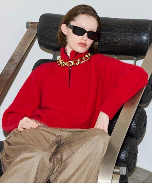 Fox Blend Knit Tops / フォックスブレンドニットトップス（ニット