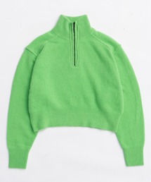 MAISON SPECIAL ライトグリーン ニットセーター MAISON SPECIAL｜メゾン スペシャルのニット/セーター（グリーン