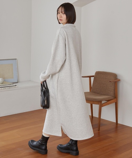 PENNEYS/ペニーズ 別注 THE FOX ロゴ ワンポイント刺繍 ハーフジップ裏