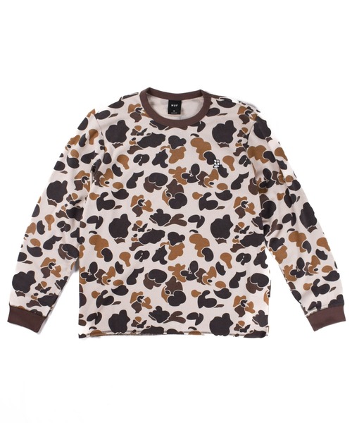 HUF(ハフ)の「【C-HUF】【HUF/ハフ】SHRADER CAMO L/S THERMAL KN00541(Tシャツ/カットソー・メンズ・カモフラージュ・MEDIUM/X-LARGE)」の1枚目の写真
