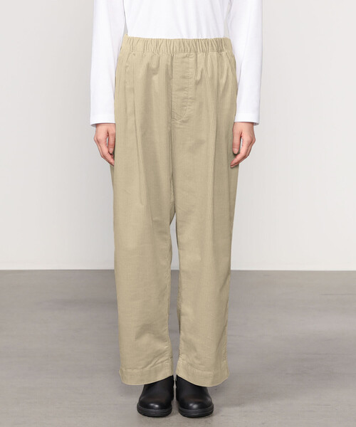DANTON(ダントン)の「DANTON | コーデュロイ イージークロップドパンツ WOMEN(その他パンツ・レディース・ダークブラウン/アイボリー・38)」の4枚目の写真