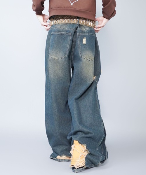 フェイクファーベルト/弾丸モチーフ/グランジ/Y2K/ユニセックス