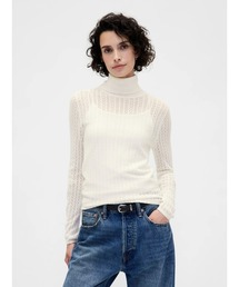 GAP（ギャップ）の「ポインテール タートルネックセーター（ニット/セーター・レディース）」