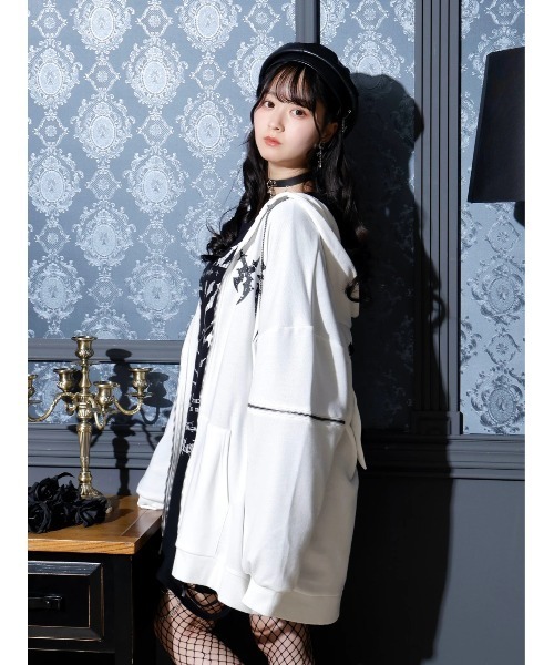 NOEMIE（ノエミー）の「2WAYうさ耳ユニセックスZIP裏毛パーカー