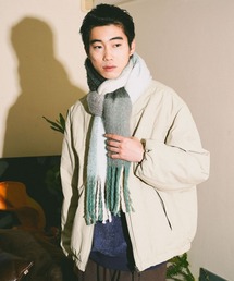 niko and... | ウール混ボリュームマフラー(マフラー)