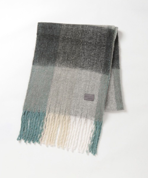 niko and...（ニコアンド）の「ウール混ボリュームマフラー（マフラー・メンズ・アイボリー/キャメル/ブラウン/ネイビー・FREE）」の9枚目の写真