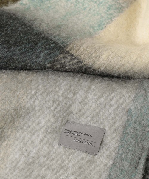 niko and...（ニコアンド）の「ウール混ボリュームマフラー（マフラー・メンズ・アイボリー/キャメル/ブラウン/ネイビー・FREE）」の17枚目の写真