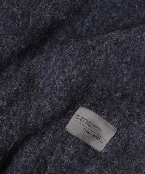 niko and...（ニコアンド）の「ウール混ボリュームマフラー（マフラー・メンズ・アイボリー/キャメル/ブラウン/ネイビー・FREE）」の18枚目の写真