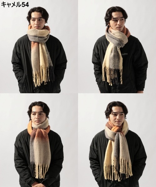 セール】ウール混ボリュームマフラー（マフラー）｜niko and