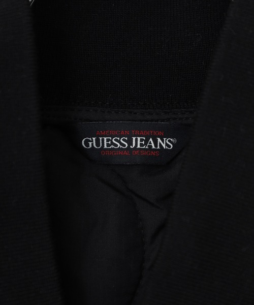 GUESS JEANS(ゲスジーンズ)の「GUESS JEANS GJ QUILTED PUFFER VEST ゲス キルティング・パファーベスト(ダウンベスト・メンズ・ブラック・S/L/M)」の5枚目の写真