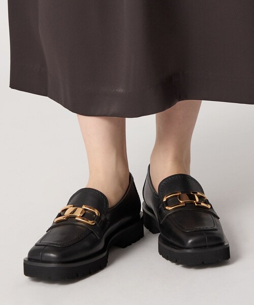 guriko　オデットデオディール　ブラック ローファー guriko オデットデオディール ブラック ローファー ローファー