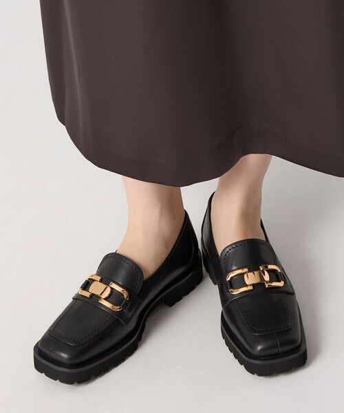 セール】ラグソールビットモカ フラット35↑（ローファー）｜ODETTE E