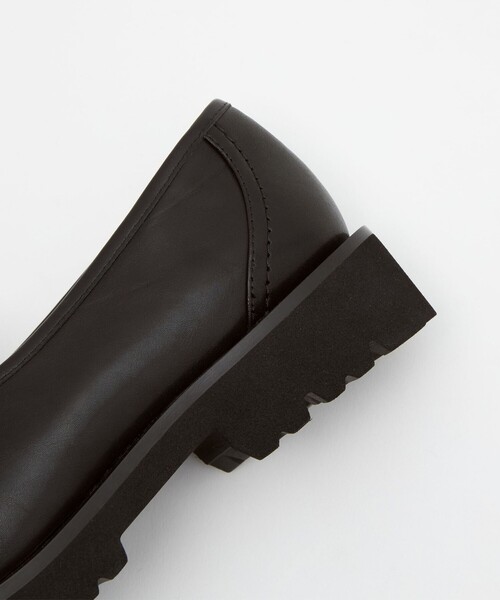 セール】ラグソールビットモカ フラット35↑（ローファー）｜ODETTE E