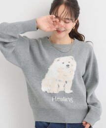 Cutie Blonde | ふわふわアニマル ジャカードニット(ニット/セーター)