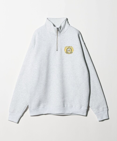 ASTRAET（アストラット）の「＜BLUESCENTRIC＞GRIZZLIES ハーフジッププルオーバー（スウェット・レディース・ライトグレー/その他9・M）」の2枚目の写真