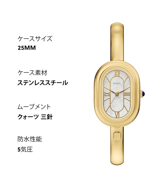 FOSSIL(フォッシル)の「フォッシル 腕時計 レディース アナログ ステンレス ES5444(アナログ腕時計・レディース・ゴールド・FREE)」の13枚目の写真