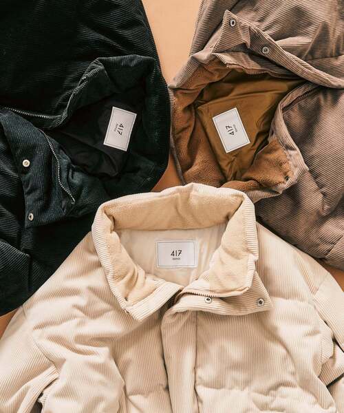 417 EDIFICE（フォーワンセブンエディフィス）の「TECH CORDYROY / テックコーデュロイブルゾン（その他アウター・メンズ・ブラック/アイボリー/ブラウン・SMALL/MEDIUM/LARGE）」の5枚目の写真