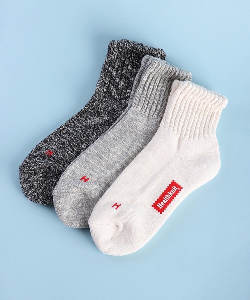 Healthknit（ヘルスニット）の「Healthknit ヘルスニット 底パイル仕様 3足セットソックス（ソックス/靴下・メンズ・グレー系その他/その他/ブラウン系その他/グレー系その他2/その他2/その他1/ホワイト系その他2/その他4/ホワイト系その他/グレー系その他3/その他3・25-27CM）」の10枚目の写真