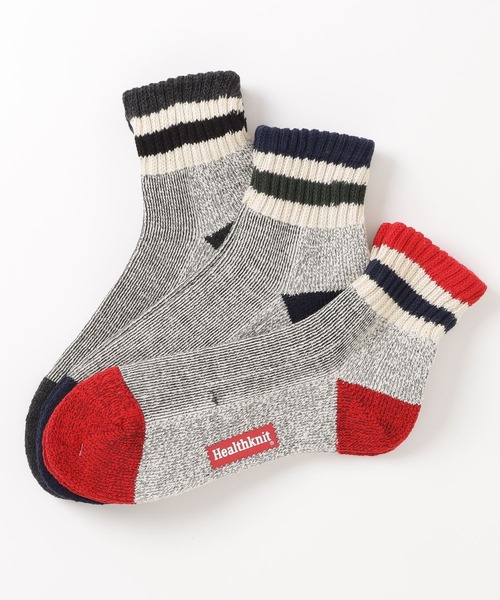 Healthknit（ヘルスニット）の「Healthknit ヘルスニット 底パイル仕様 3足セットソックス（ソックス/靴下・メンズ・グレー系その他/その他/ブラウン系その他/グレー系その他2/その他2/その他1/ホワイト系その他2/その他4/ホワイト系その他/グレー系その他3/その他3・25-27CM）」の6枚目の写真