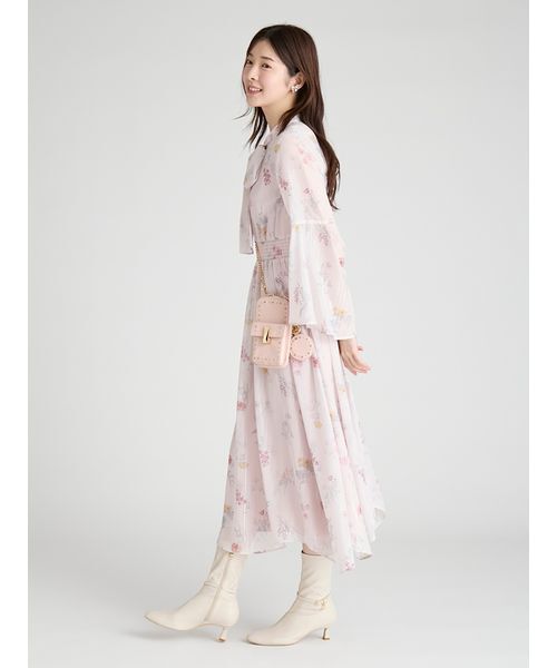 CELFORD(セルフォード)の「フラワープリントボウタイワンピース(ワンピース・レディース・ネイビー/オフホワイト・36/38)」の18枚目の写真