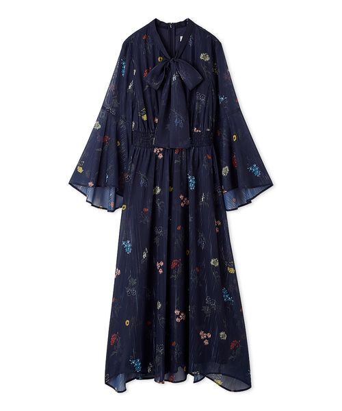 CELFORD(セルフォード)の「フラワープリントボウタイワンピース(ワンピース・レディース・ネイビー/オフホワイト・36/38)」の20枚目の写真
