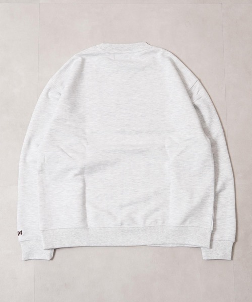 1111clothing(ワンフォークロージング)の「CVC裏毛 ロゴ刺繍 スウェットシャツ / CVC Fleece Logo Embroidered Sweatshirt(スウェット・メンズ・ダークブラウン/アッシュ/ブラック・M/L)」の19枚目の写真