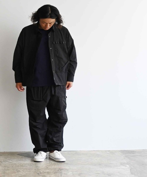 NOIR(ノワール)の「Connect Shirts(シャツ/ブラウス・メンズ・ブラック・L/M)」の1枚目の写真