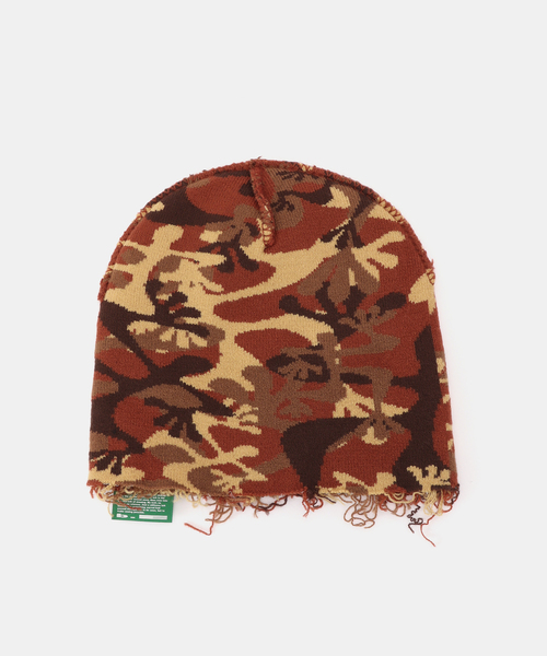 b.Eautiful/ビューティフル】b.e Camo Beanie C013-BN-005/006（ニット