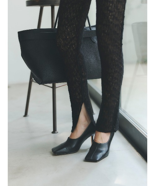 anuans（アニュアンス）の「スクエアトゥパンプス（パンプス・レディース・ブラウン/ブラック/イエロー系その他・SMALL/MEDIUM/LARGE）」の6枚目の写真