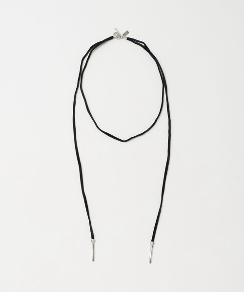 green label relaxing（グリーンレーベルリラクシング）の「起毛コード＆バー ネックレス（ネックレス・レディース・シルバー/ゴールド・FREE）」の10枚目の写真