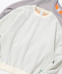 DISCUS ATHLETIC（ディスカス　アスレチック）の「【DISCUS ATHLETIC/ディスカス アスレチック】インレイ裏毛シャギーボンディング配色クルーネック（スウェット）」